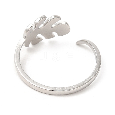 Tarnish Resistant 304 Stainless Steel Cuff Ring Settings STAS-L268-17P-1
