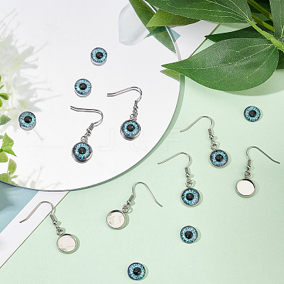 DIY Gragon Eye Dangle Earring Making Kit DIY-DC0001-69-1