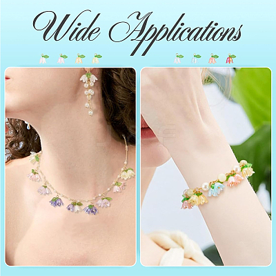 11 Sets Acrylic Beads Pendants FIND-SC0016-66-1