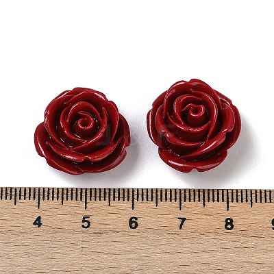 Synthetic Coral Carved Beads CORA-M001-05I-1
