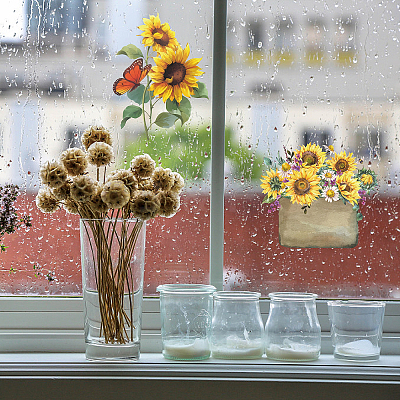 PVC Window Static Sticker DIY-WH0235-044-1