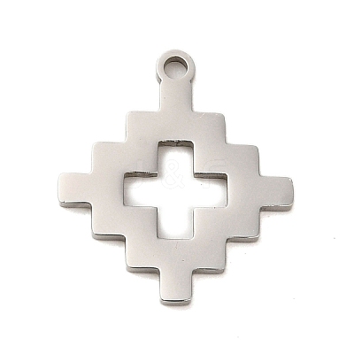 Non-Tarnish 304 Stainless Steel Pendants STAS-S123-03P-09-1