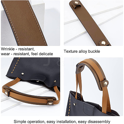 Imitation Leather Bag Strap Padding DIY-WH0304-307A-1