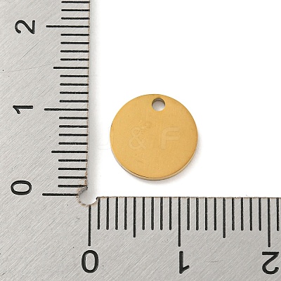 Ion Plating(IP) 304 Stainless Steel Pendants FIND-M017-02G-T-1