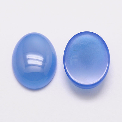 Natural Agate Cabochons G-K021-40x30mm-04-1
