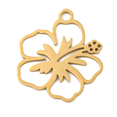 Ion Plating(IP) 304 Stainless Steel Pendants STAS-B056-17G-03-1