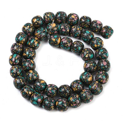 Natural Agate Beads Strands G-U030-D01-10mm-1