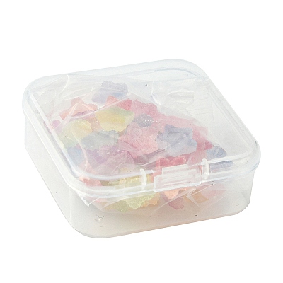 50Pcs Opaque Resin Cabochons RESI-FS0001-57-1