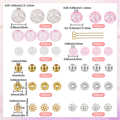 DIY Jewelry Making Findings Kits DIY-SP0002-82E-1