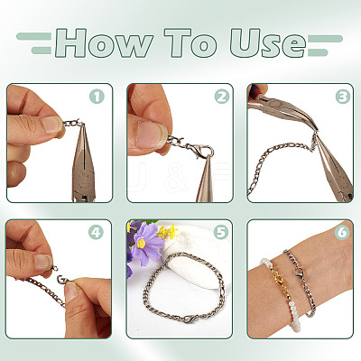 400pcs 4 Colors Alloy Lobster Claw Clasps FIND-TA0008-94-1