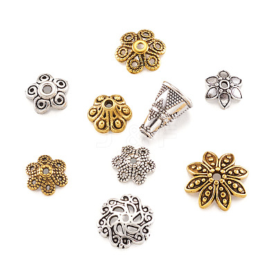 Tibetan Style Alloy Bead Cone & Cap PALLOY-TA0001-78-1