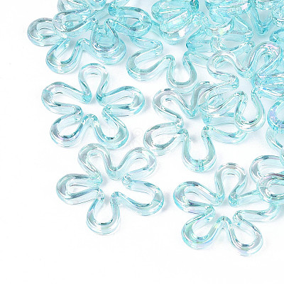 Plated UV Acrylic Beads LS-TACR-S161-04C-1