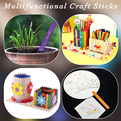 2 Sets Wood Craft Sticks DIY-CP0012-29-1