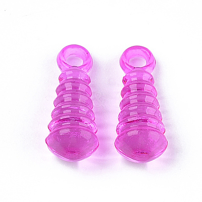 Transparent Acrylic Pendants TACR-T005-04-1