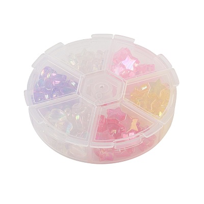 Eco-Friendly Transparent Acrylic Beads TACR-JP0001-10-1
