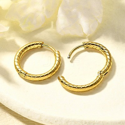 304 Stainless Steel Hoop Earrings for Women EJEW-M068-11B-G-1
