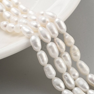 Natural Cultured Freshwater Pearl Beads Strands PEAR-P062-06F-1