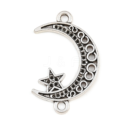 Tibetan Style Alloy Connector Charms AL-CBA1C07-03AS-1
