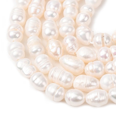 Natural Cultured Freshwater Pearl Beads Strands PEAR-F020-02A-1