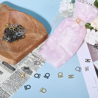 32Pcs 4 Colors Alloy Belt Buckles FIND-CA0009-20-1
