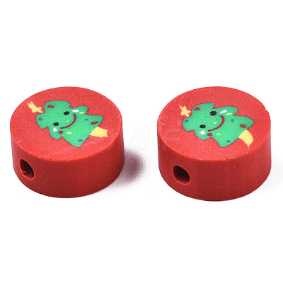 Handmade Polymer Clay Beads CLAY-N007-013-1