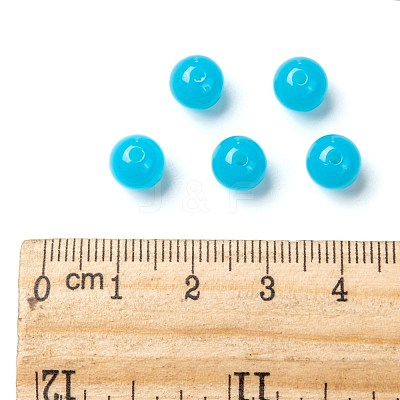 Fluorescent Acrylic Beads MACR-R517-8mm-10-1