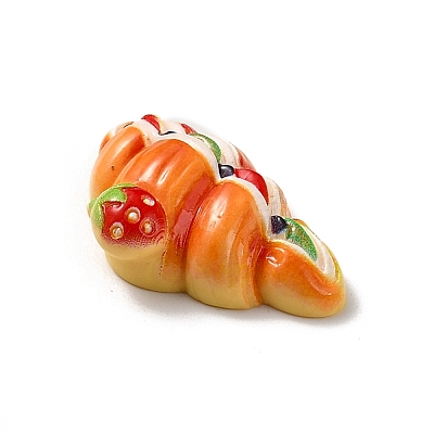 Opaque Resin Imitation Food Decoden Cabochons CRES-H001-03B-1