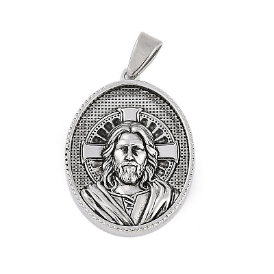 304 Stainless Steel Pendants STAS-M103-01AS-03-1