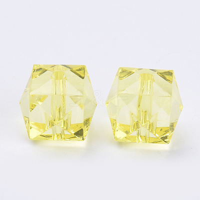 Transparent Acrylic Beads X-TACR-Q259-10mm-V21-1