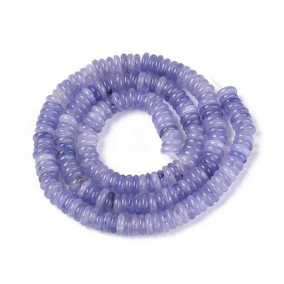Dyed Natural White Jade Beads Strands G-T142-6mm-05G-1