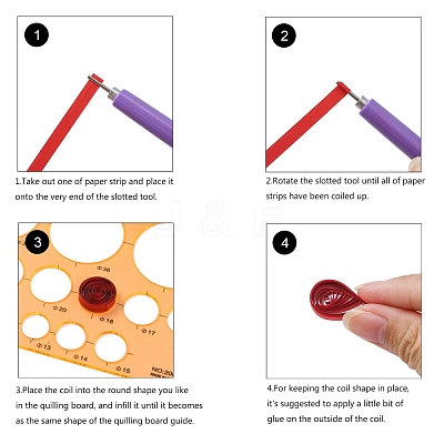 Quilling Paper Strips DIY-J001-3mm-B32-1