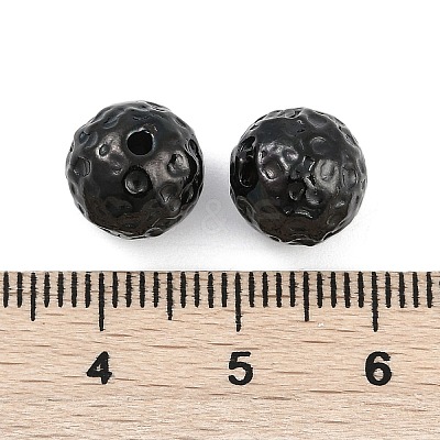 Textured 316 Surgical Stainless Steel Beads STAS-M106-01F-EB-1