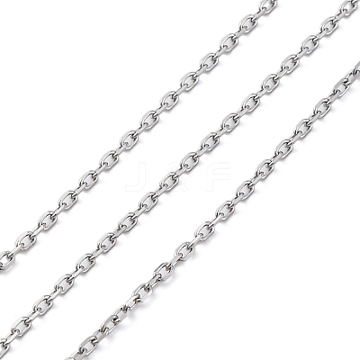 304 Stainless Steel Cable Chains CHS-M009-12P-03-1