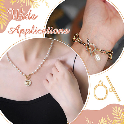 12Pcs Eco-friendly Brass Toggle Clasps KK-ME0002-29-1