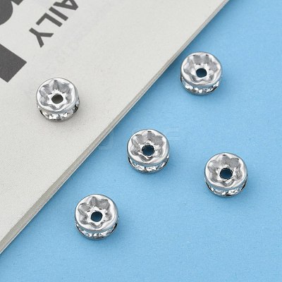316 Surgical Stainless Steel Crystal Rhinestone Spacer Beads STAS-N032-05P-1