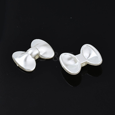 ABS Plastic Imitation Pearl Beads X-OACR-Q182-09-1