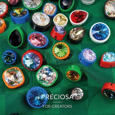 Preciosa® MAXIMA Crystal Round Stones Y-PRC-RASS47-10070-1