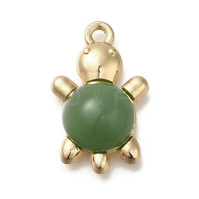 Acrylic Alloy Pendants FIND-M041-03A-1