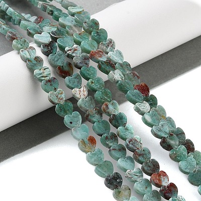 Natural Chrysocolla Beads Strands G-M403-A27-02-1