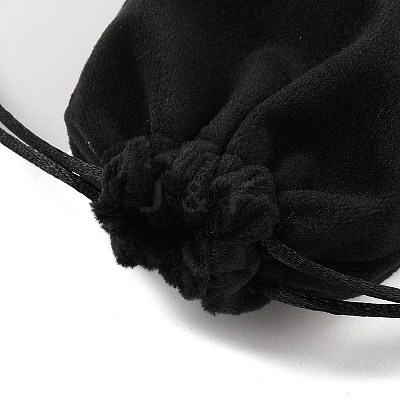 Velvet Jewelry Drawstring Storage Pouches ABAG-P013-02B-01-1