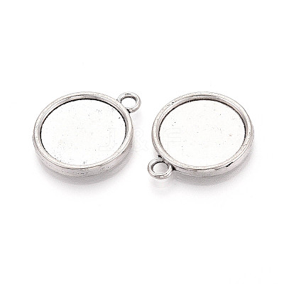 Tibetan Style Alloy Pendants Cabochon Settings PALLOY-N178-12AS-D-1