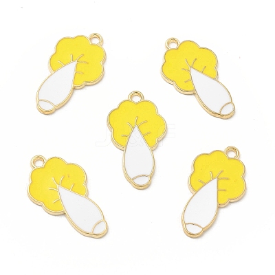 Alloy Enamel Pendants ENAM-M052-02G-1