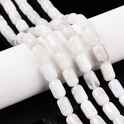 Natural Rainbow Moonstone Beads Strands G-G980-30B-1