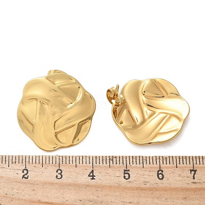 304 Stainless Steel Stud Earrings EJEW-U047-26G-1