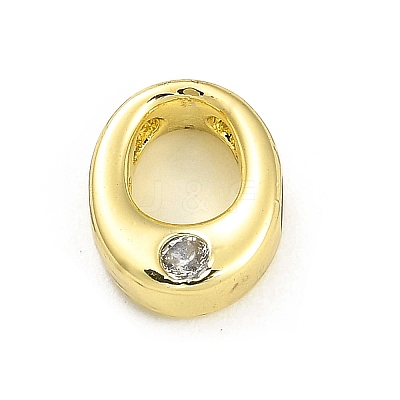 Rack Plating Brass Cubic Zirconia Beads KK-L210-008G-O-1