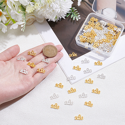 100Pcs 2 Colors Zinc Alloy Pendants FIND-SP0005-26-1
