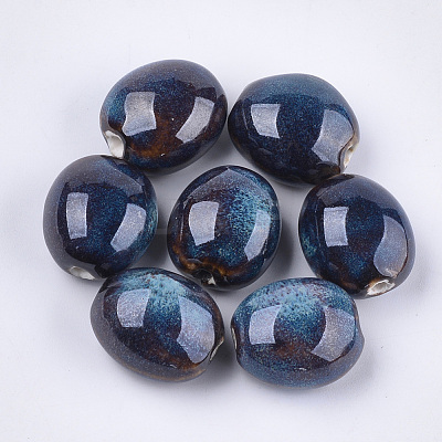 Handmade Porcelain Beads PORC-S498-26D-1