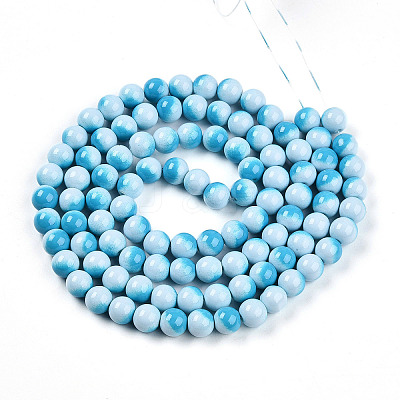 Baking Paint Glass Beads X1-DGLA-N012-8mm-05-1