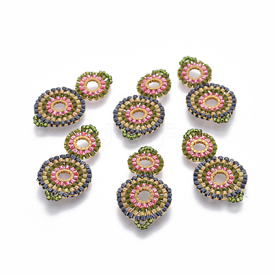 MIYUKI & TOHO Handmade Japanese Seed Beads Links SEED-A027-G13-1