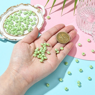Opaque Acrylic Beads MACR-YW0003-55H-1